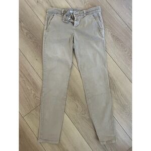 Current Elliott XS Stiletto‎ Trouser Pants Women's Beige Chinos